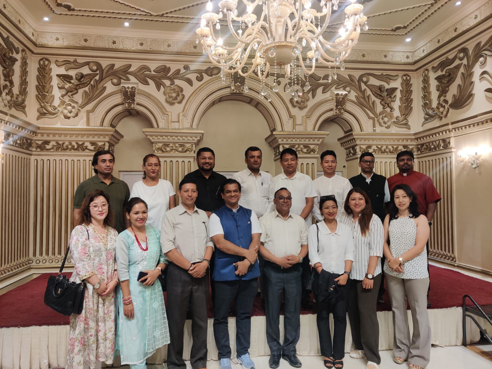 Meeting with the Nepal parents and Alumni in Kathmandu.